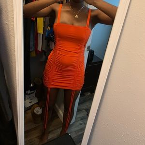 Orange dress